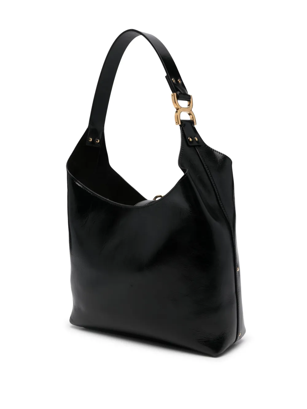 Chloé Marcie leren shopper Zwart