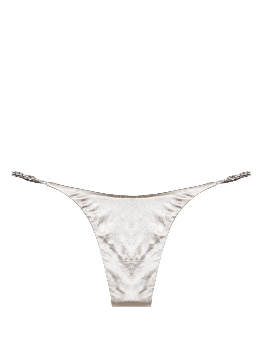 Isa Boulder Rope Reversible Bikini Bottoms In Grey