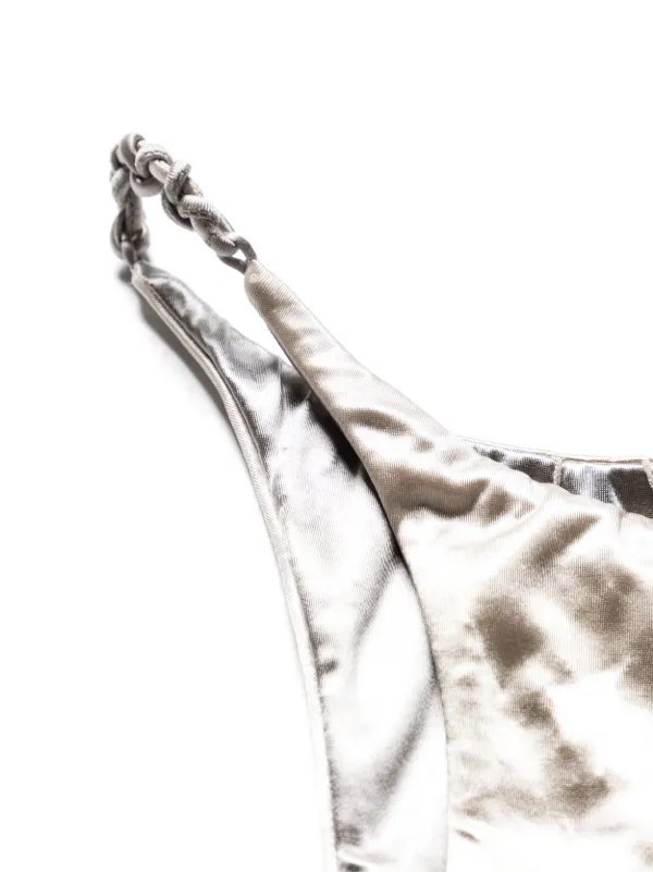 Isa Boulder Rope Reversible Bikini Bottoms | Grey | FARFETCH
