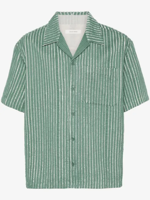 Craig Green chemise rayée à bords francs