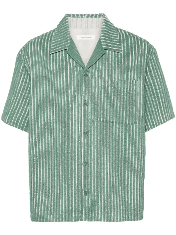 Tシャツ・カットソー CRAIG GREEN Craig Green Hand-Frayed Stripe Shirt 23761709_55179827_600.jpg