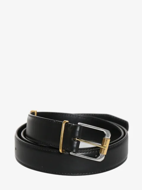 The Row leather belt