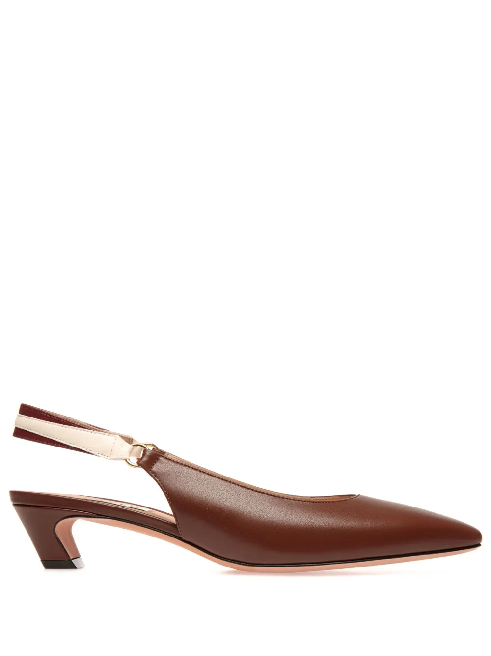 Bally Sylt Nappa Leather Pumps In Brown