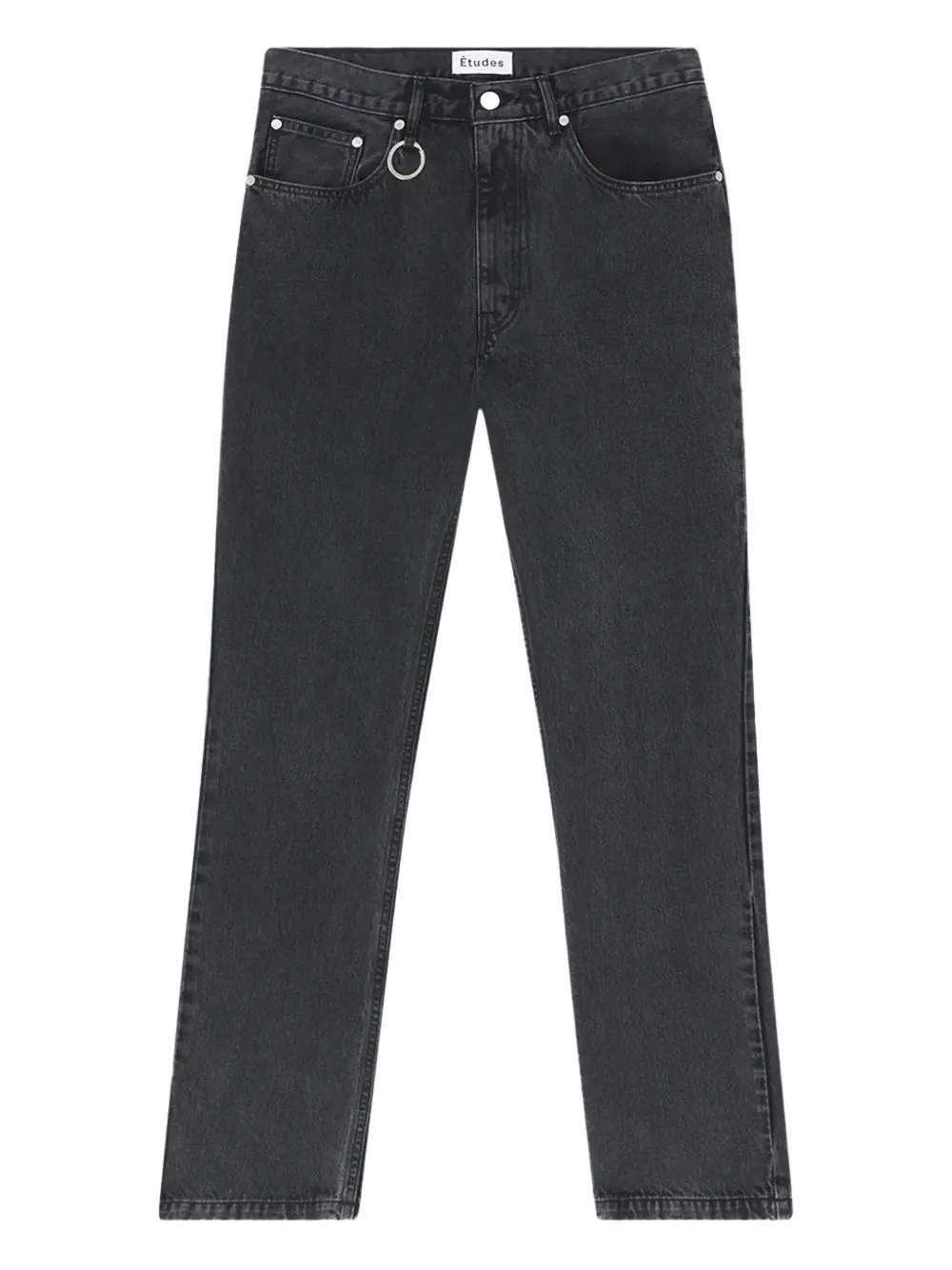 Études Studio ring-detail regular jeans - ブラック Études Studio ring-detail regular jeans - ブラック