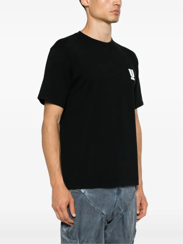 Tシャツ・カットソー UNDERCOVER Men T-shirt Black UC1E3804 BLACK Tシャツ UC1E3804 | UNDERCOVER (Men)/アンダーカバー