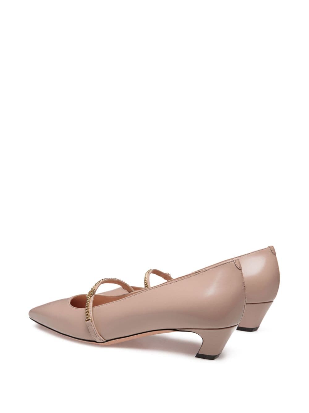 BALLY SYLT BRUSHED-LEATHER PUMPS 