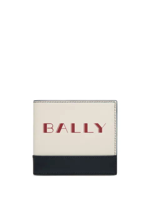 Bally cartera con letras del logo