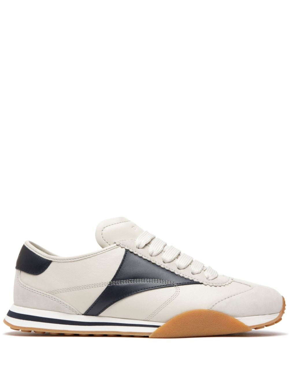 Bally Sonney Lace-up Leather Sneakers In White