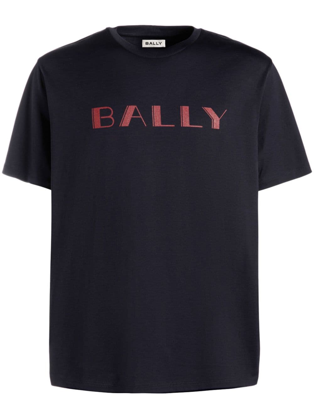Bally Logo-print Organic-cotton T-shirt In Black