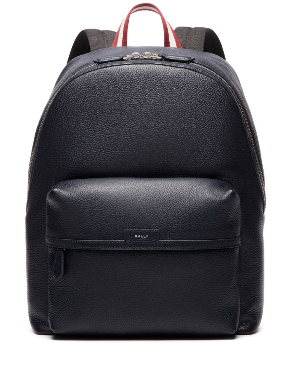 Bally Code Leather Backpack In Black