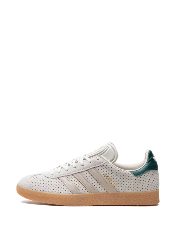 adidas gazelle silver green womens ADIDAS Gazelle Indoor Pro light brown JS0666
