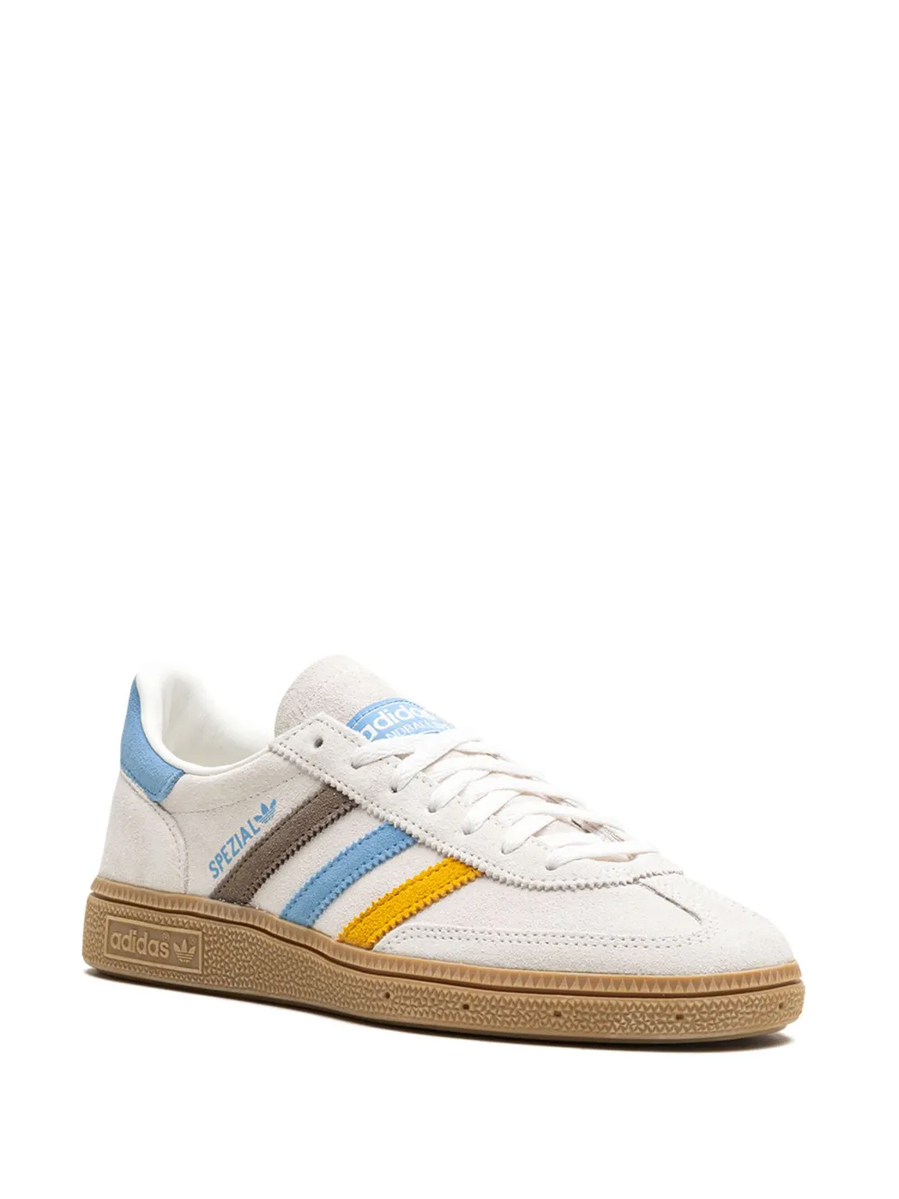 Shop Adidas Originals Handball Spezial "light Blue/earth Strata" Sneakers In Neutrals