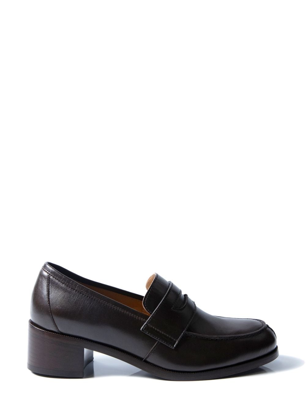 The Row Vera 45mm leather pumps Bruin