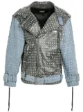 Retrofete Rebel rhinestone denim jacket - Blue