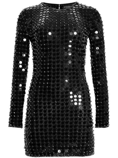 Retrofete Loreen embellished long sleeve mini dress