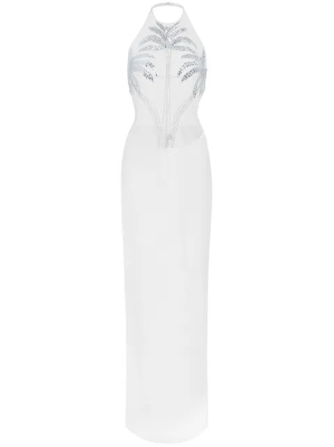 Retrofete Meridian crystal-embellished gown