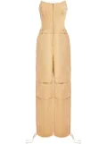 Retrofete Stana bustier-style jumpsuit - Neutrals