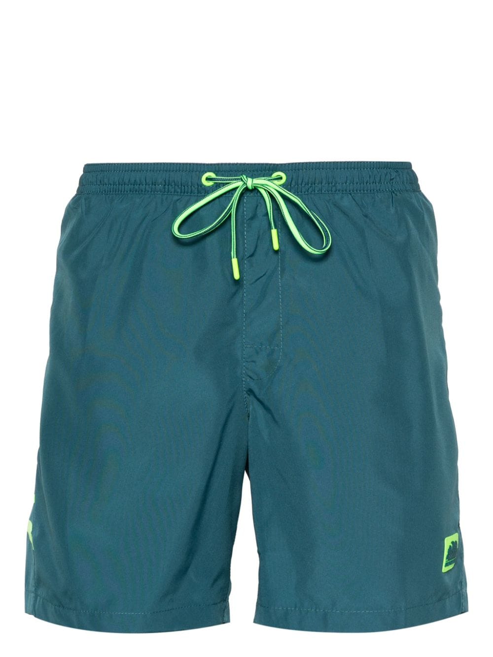 Sundek Logo-print Swim Shorts In Green
