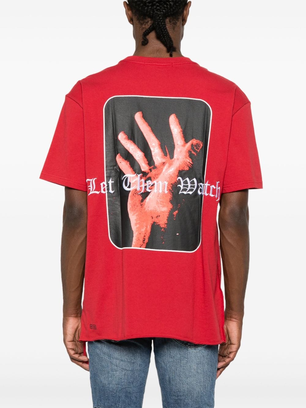 Shop Ksubi Icons Biggie Cotton T-shirt In Red