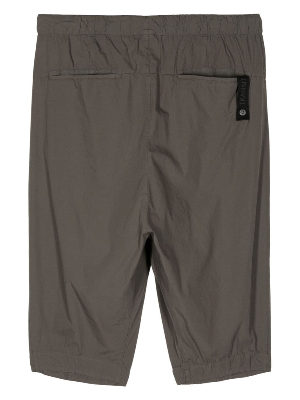 Shop Transit Drop-crotch Cotton Shorts In Grey