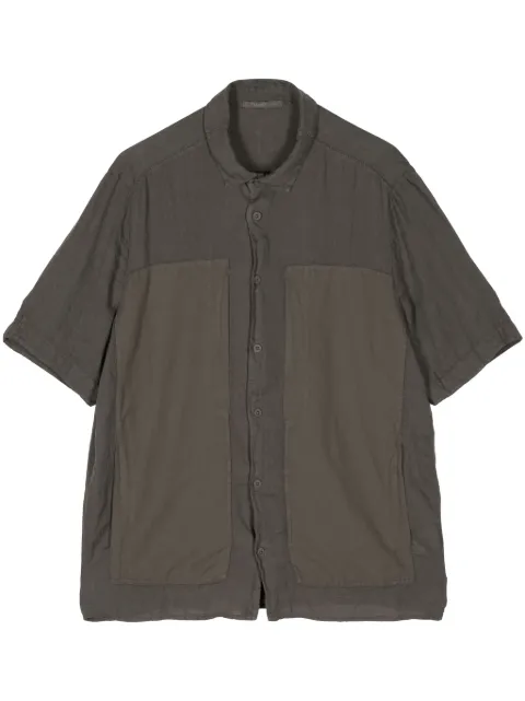 Transit panelled short-sleeve shirt