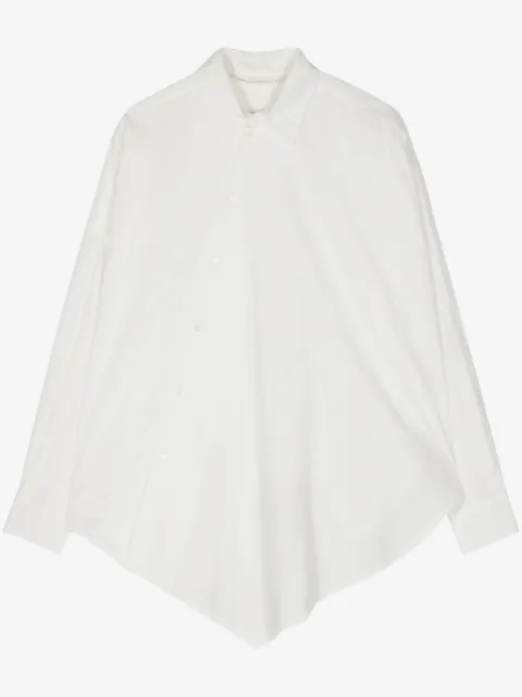 Forme D'expression asymmetric cotton shirt