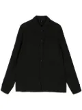 Transit long-sleeve linen shirt - Black