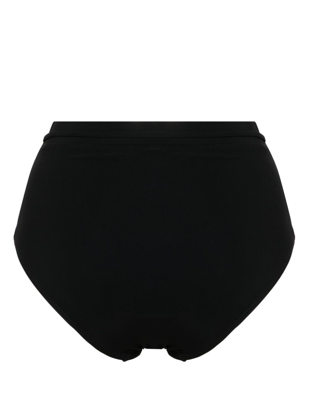 Shop Zimmermann Halliday High-waisted Bikini Bottoms In Black