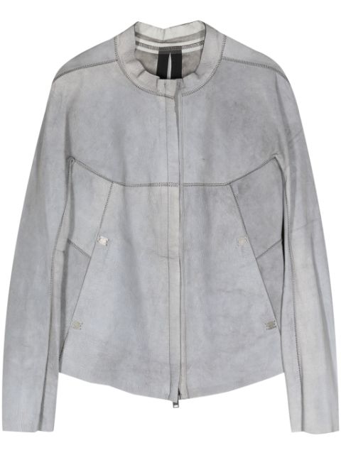 Isaac Sellam Experience panelled leather jacket