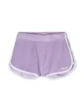 MC2 Saint Barth Kids Curly terry-cloth shorts - Purple