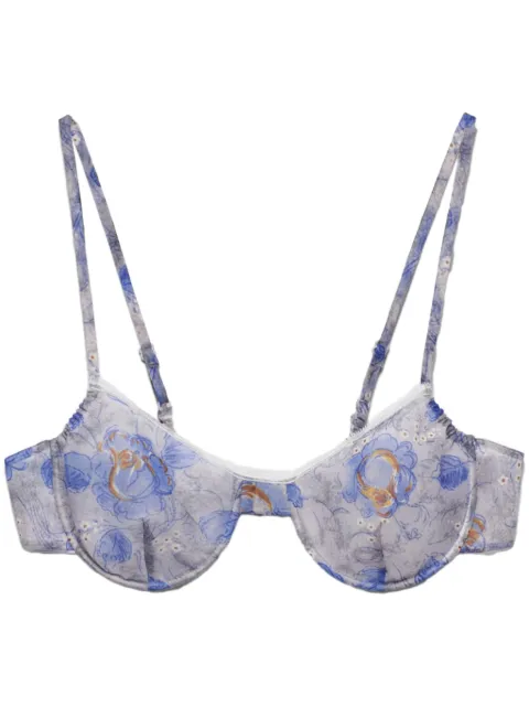 Prada top con estampado floral