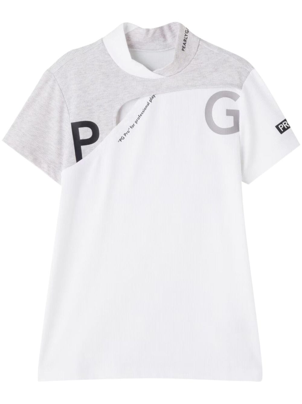 Shop Pearly Gates Logo-print Ribbed T-shirt In White