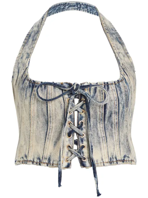 Retrofete Bandit denim top 