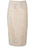 Retrofete Brelan disc midi skirt - Neutrals