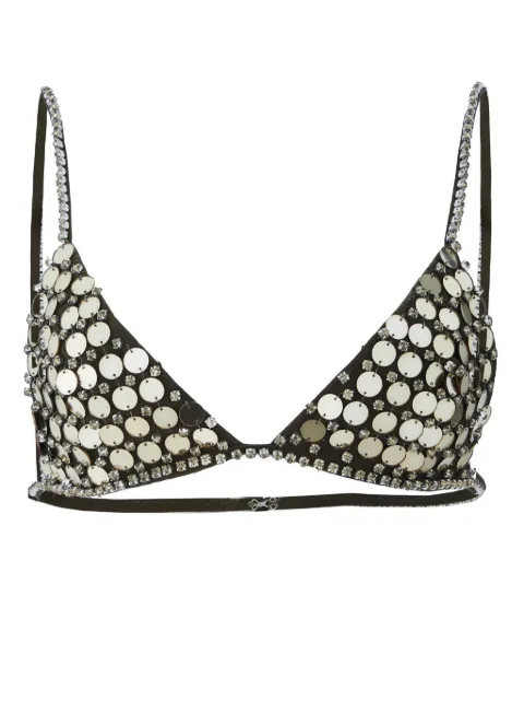 Retrofete embellished Silas bra top 