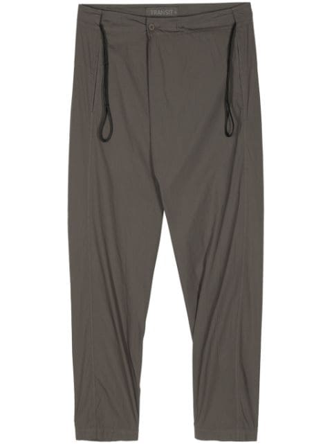 Transit drop-crotch cotton trousers 