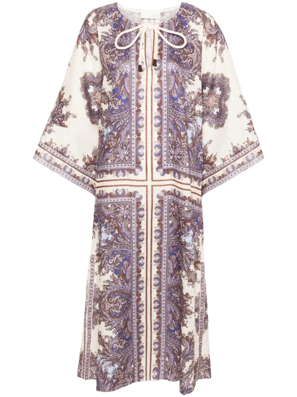 ワンピース ZIMMERMANN LINEN KAFTAN DRESS 23763400_53798417_600.jpg