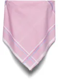 Prada check-print cotton bandana top - Pink