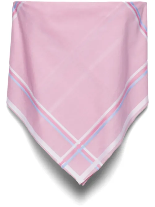 Prada haut à carreaux - Rose - Prada - Modalova