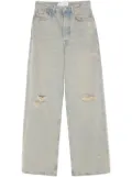SAMSOE SAMSOE Shelly cotton wide-leg jeans - Grey