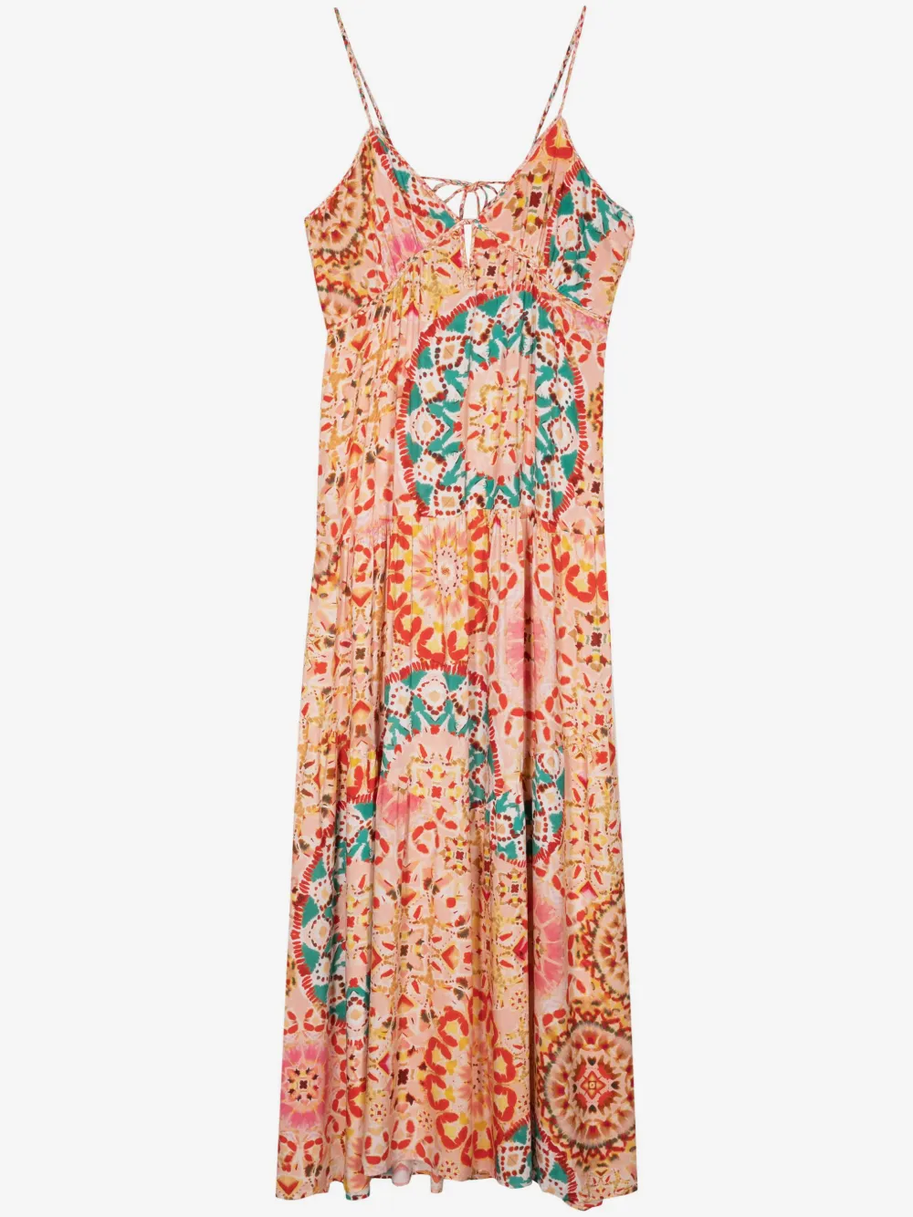 Ba&Sh Lamia graphic-print dress | Pink | Image 1