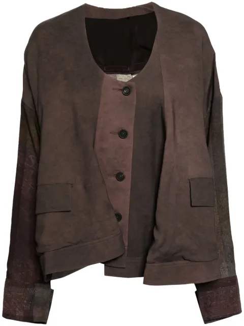 Ziggy Chen cut-out panelled jacket