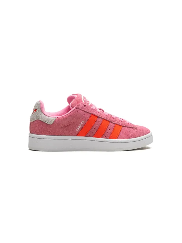 Campus Red And Pink Adidas Trainers Adidas Kids Campus 00s J 