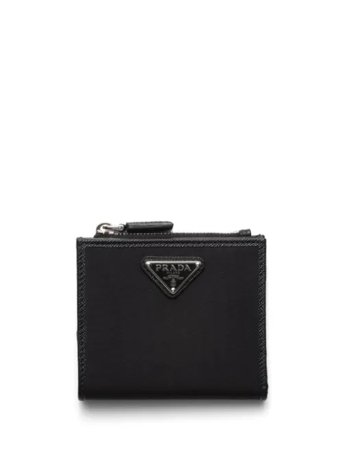 Portefeuille à logo triangle - Prada - Modalova