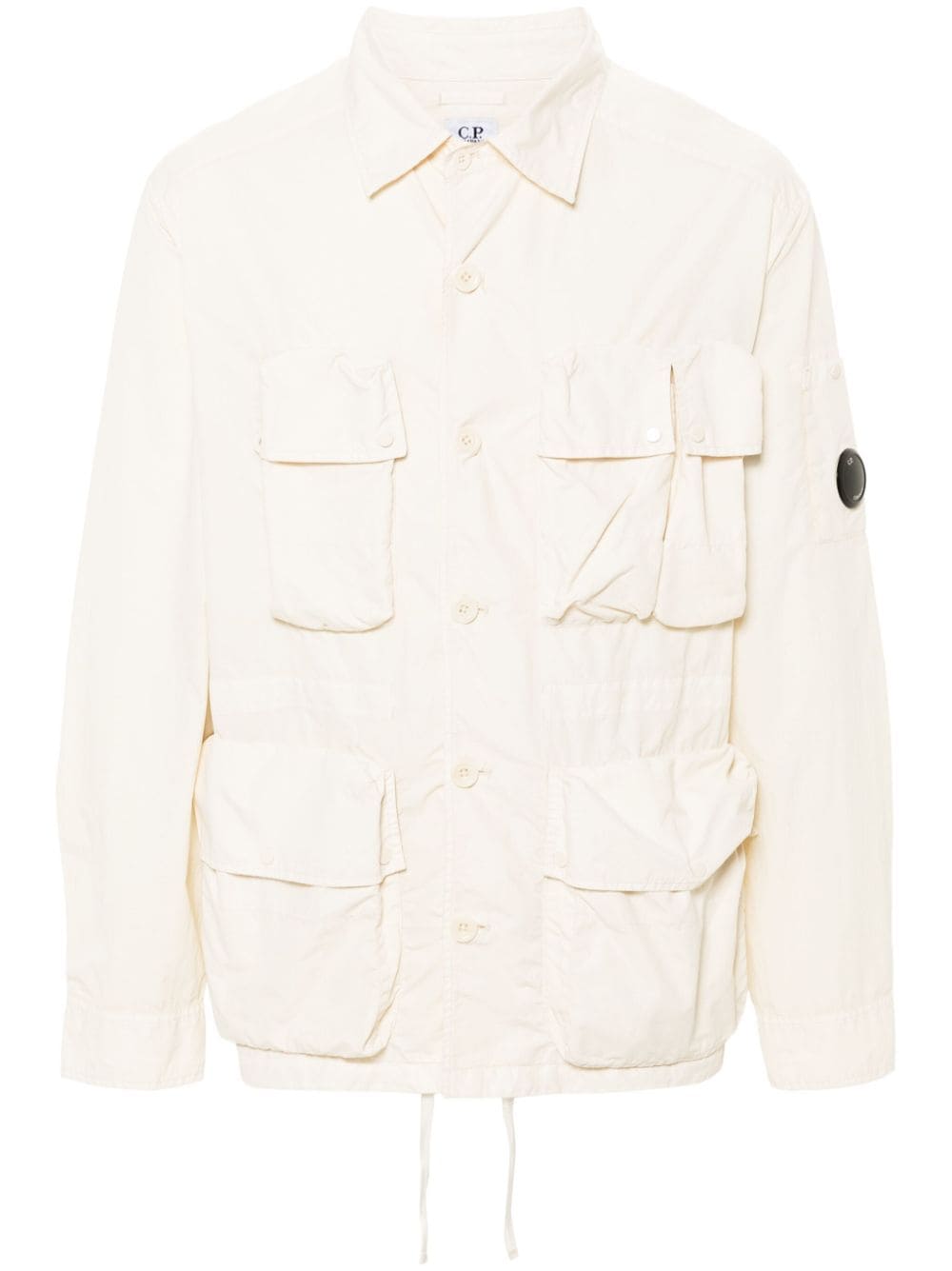 C.P. Company Flatt multi-pocket shirt jacket Beige