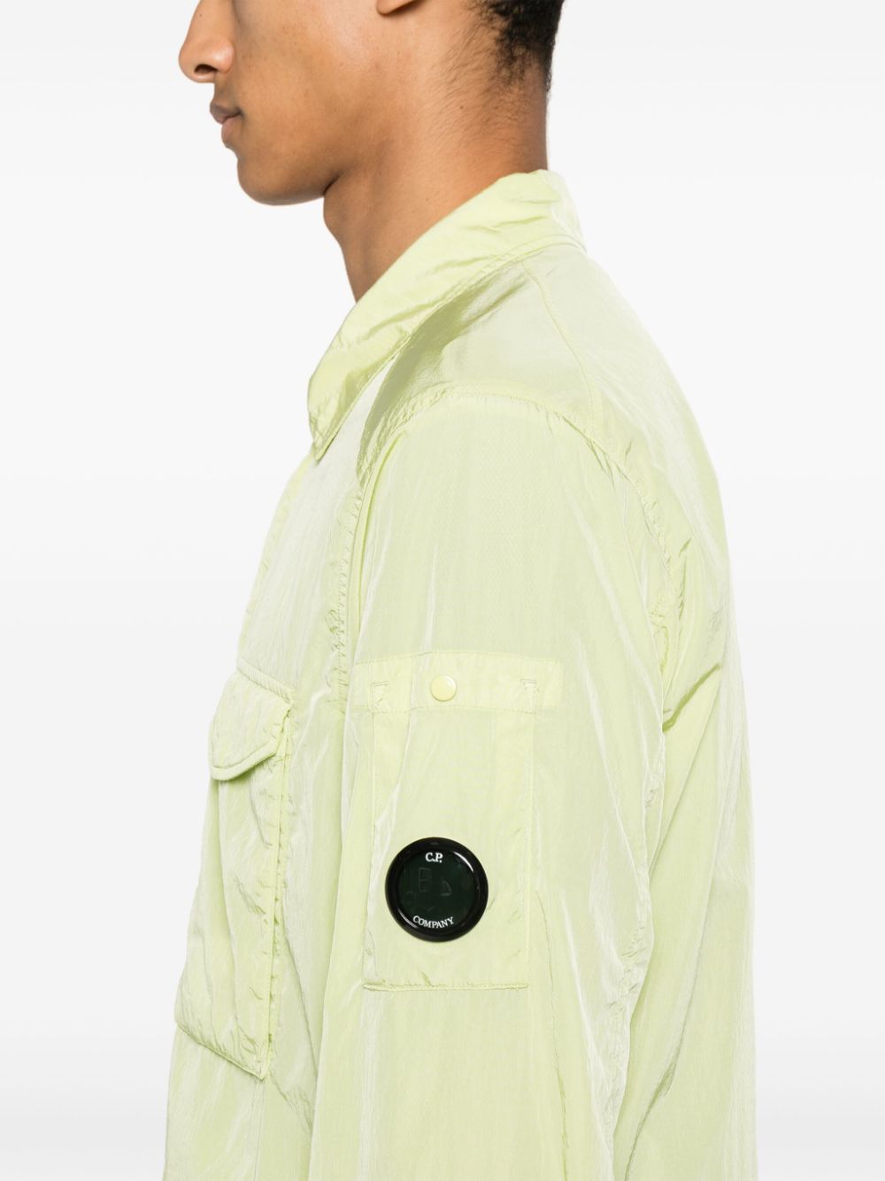 C.P. Company Chrome-R shirtjack met zak Groen