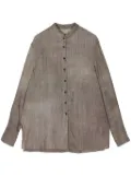 Ziggy Chen long-sleeve shirt - Grey