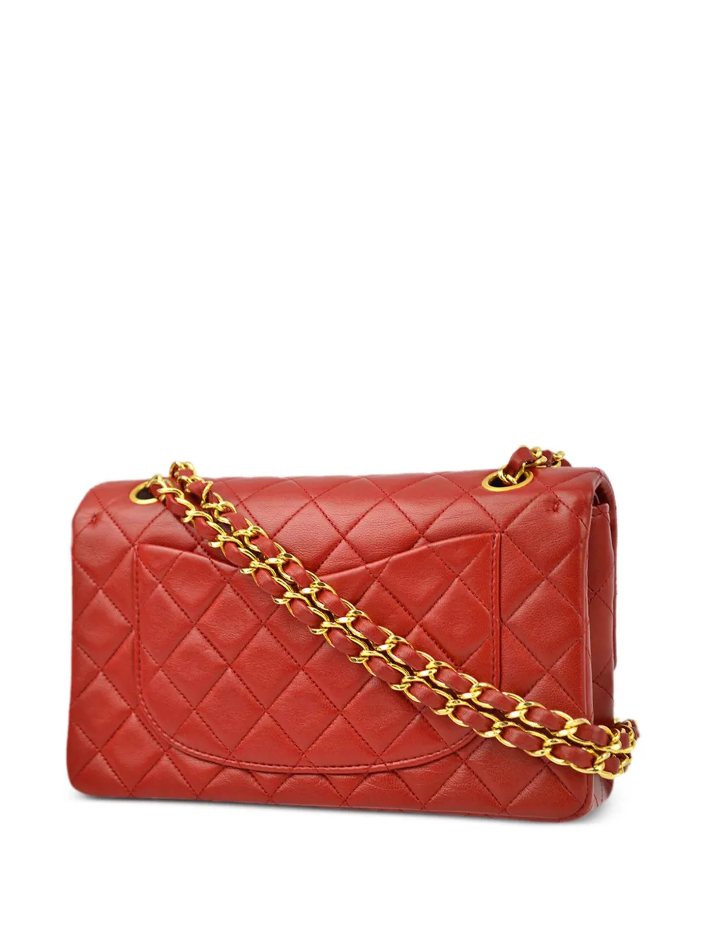 CHANEL Pre-Owned 1990 Double Flap schoudertas - Rood
