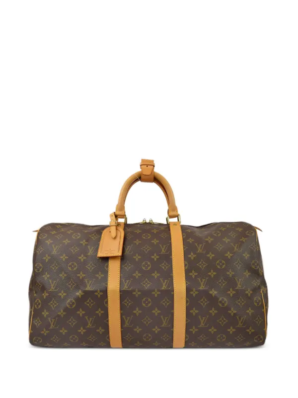 Louis Vuitton Pre Owned 2000 Keepall 50 Travel Bag Brown FARFETCH LB