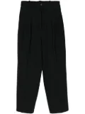 Hermès Pre-Owned 1990-2000s wool straight trousers - Black